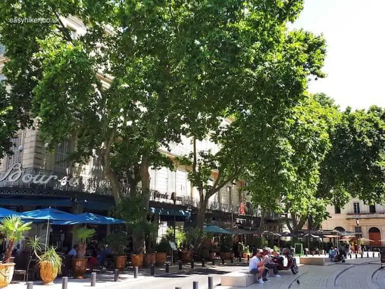 "going to see the Fontaine Gardens of Nîmes"