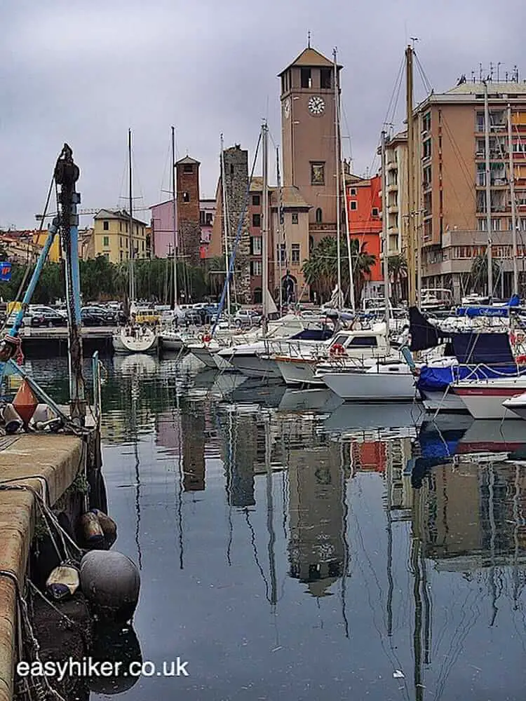 "Savona - Italian Riviera Seen From the Train"