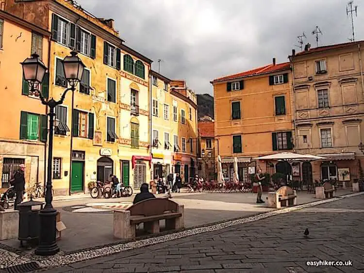 "Finale Ligure -Italian Riviera Seen From the Train"