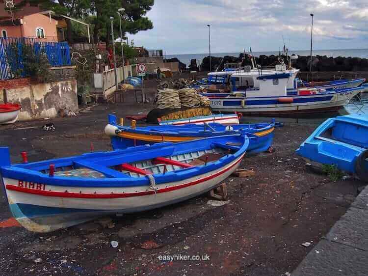 "little port in Catania"