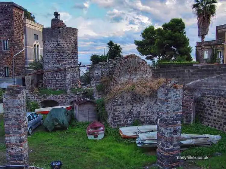 "Saracen ruins in Catania"