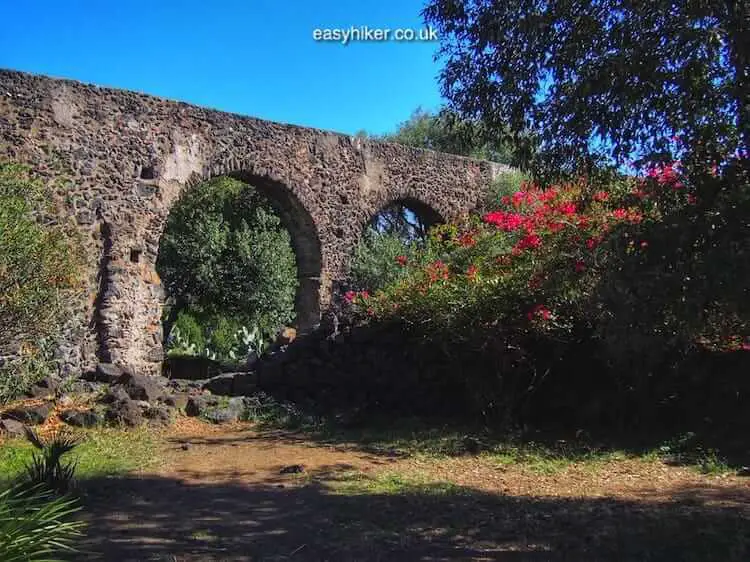 "remnants of aqueducts - Lesson in Sicilian History"