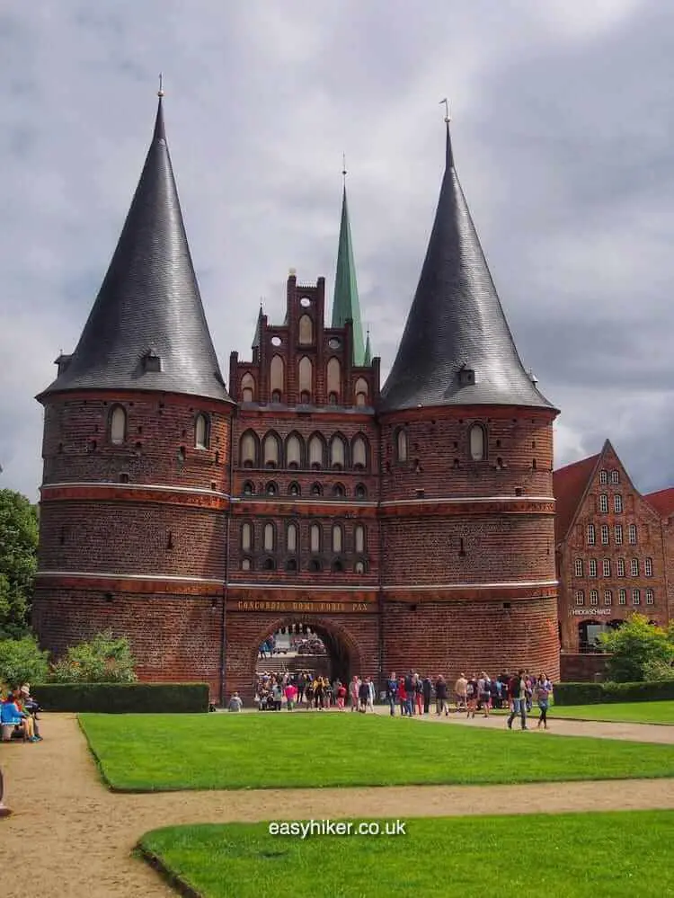 "along the Waterfront of Lübeck’s Old Town"