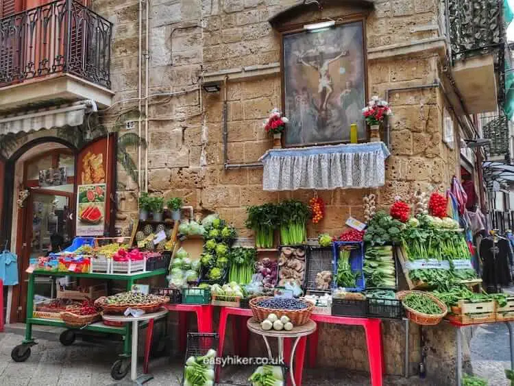 "A market stall, one of the Surprises from Santa Claus in Bari"