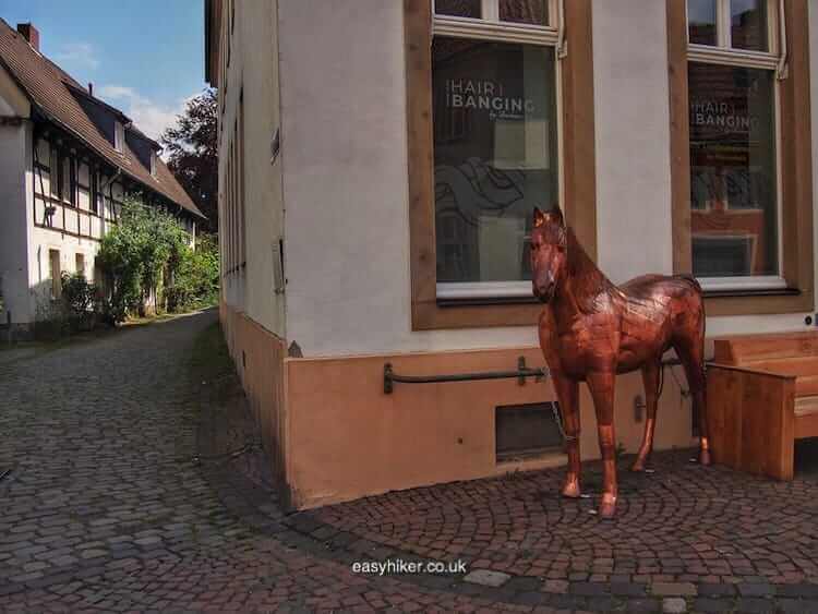 "Leisurely Canter Through Warendorf