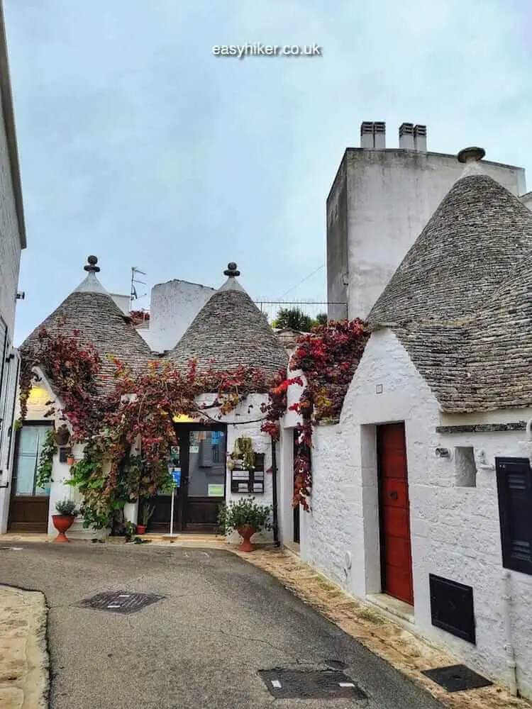 "some residential trulli on A Visit to the Trullo Town of Alberobello"