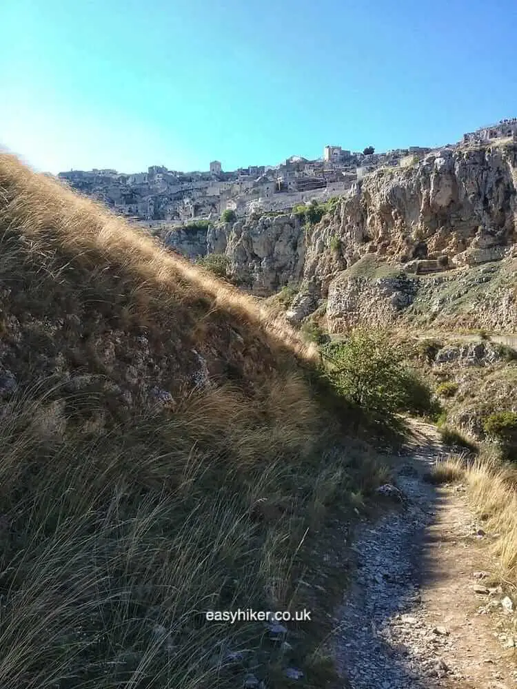 "Hiking in Matera"