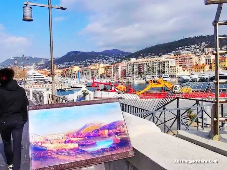 "Walk Along the Baie des Anges passes by Cour Saleya"