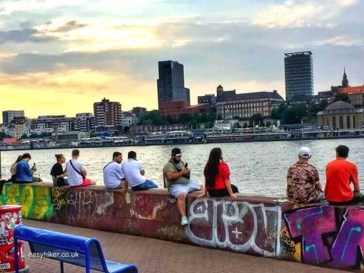 "Walking with the Fishes in Hamburg Harbour"