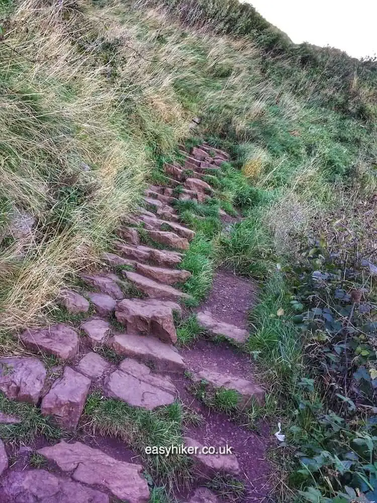 "Climbing Up Arthur’s Seat In Edinburgh"