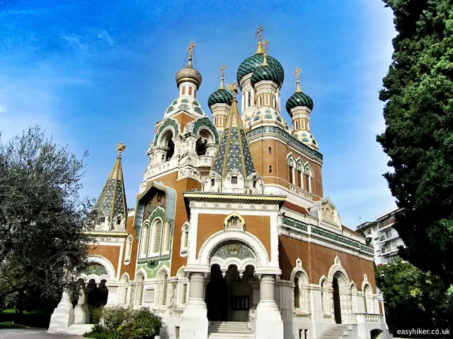 Where are the Russian Churches on the Riviera?